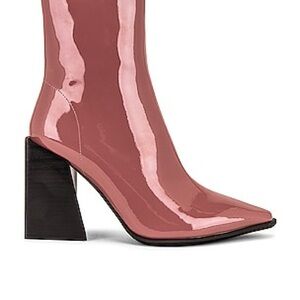 Jeffrey Campbell Glossy Mauve Heeled Boots